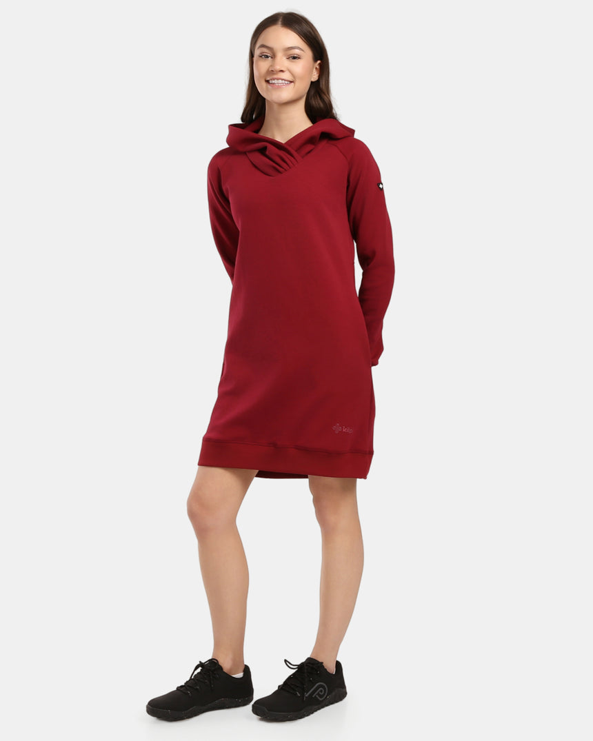 Women's long sweatshirt with hood Kilpi HEYDEN-W