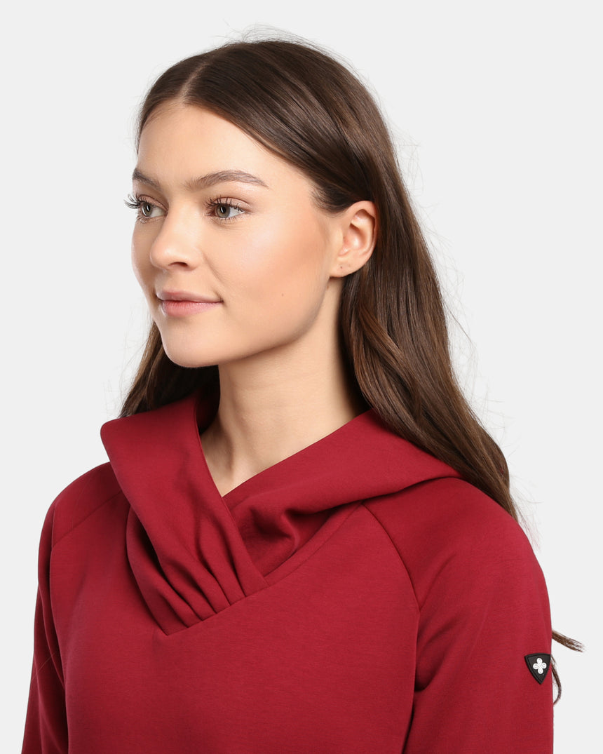 Women's long sweatshirt with hood Kilpi HEYDEN-W