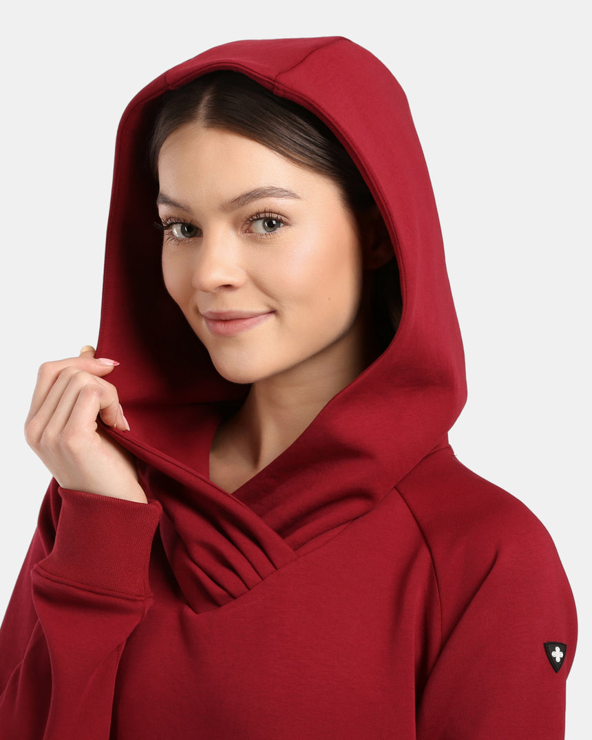 Women's long sweatshirt with hood Kilpi HEYDEN-W