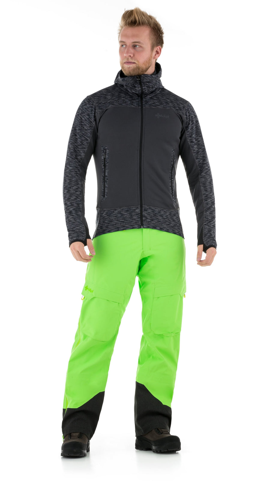 Sweat-shirt en polaire extensible pour homme Kilpi ASSASIN-M