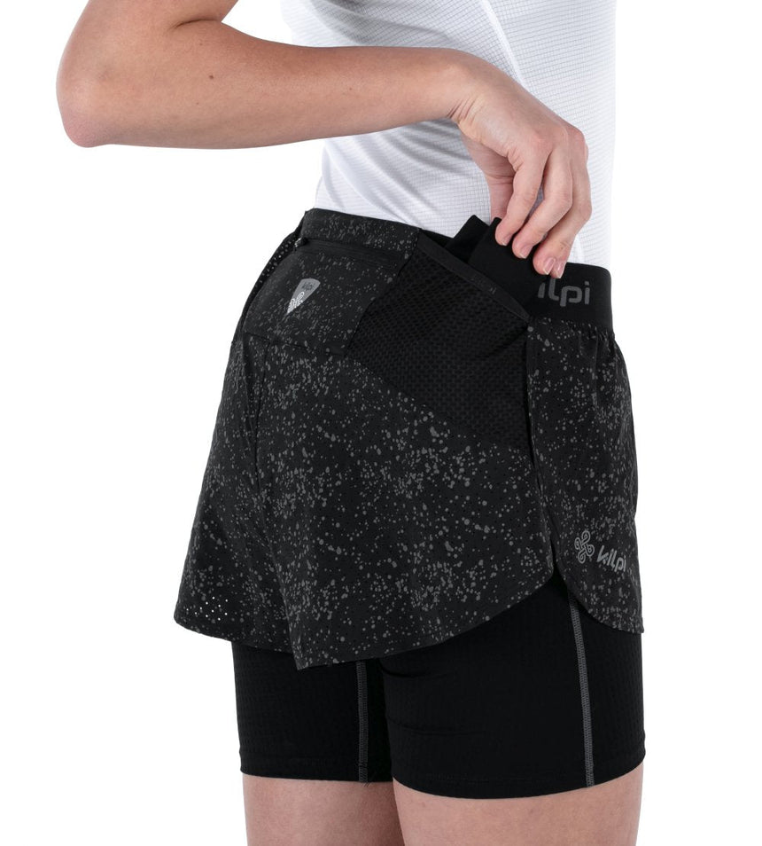 Women's running 2 in 1 shorts Kilpi BERGEN-W