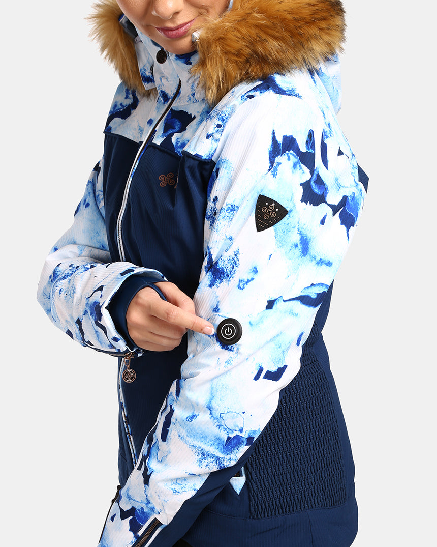 Veste de ski femme avec système chauffant intégré Kilpi LENA-W