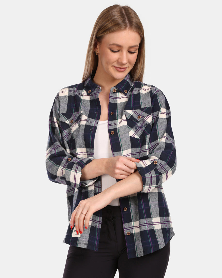 Women's cotton flannel shirt Kilpi FLANNY-W