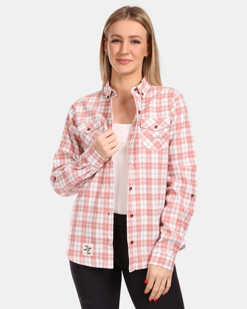 Women's cotton flannel shirt Kilpi FLANNY-W