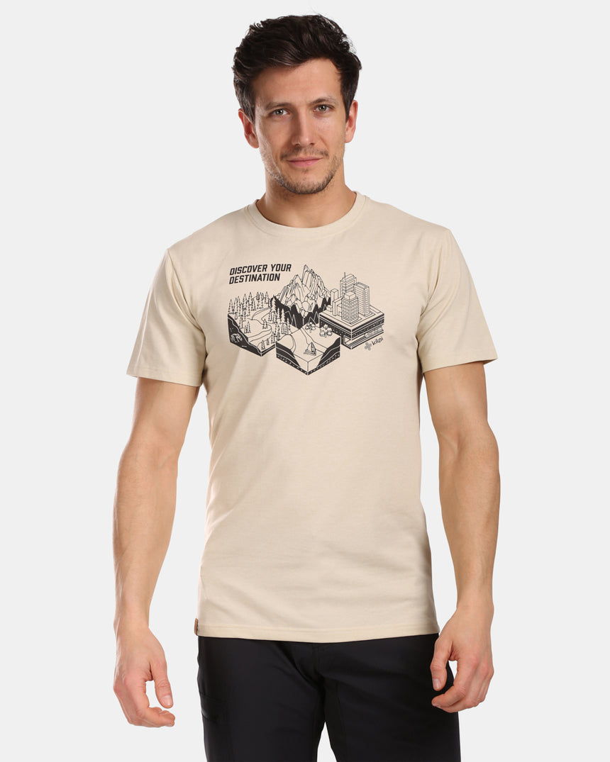 Men's cotton T-shirt with short sleeves Kilpi VIBE-M