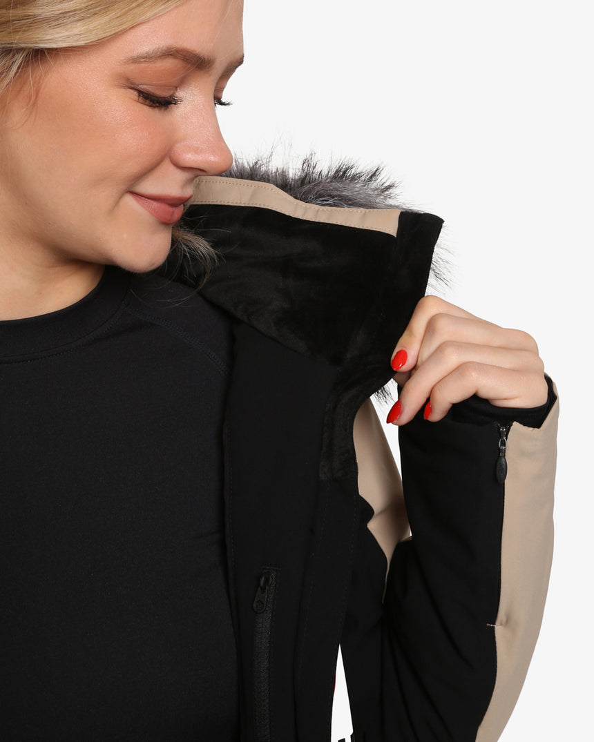 Veste de ski femme avec chauffage intégré Kilpi CLAIR-W
