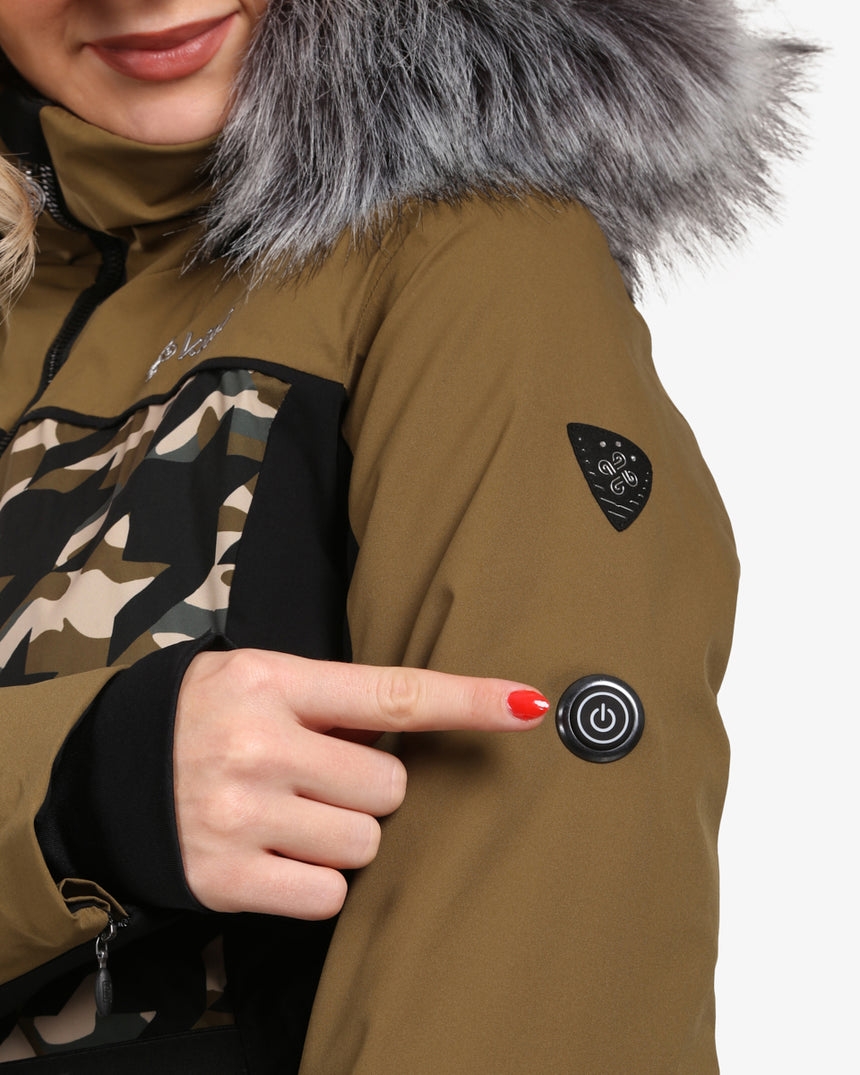 Veste de ski femme avec chauffage intégré Kilpi CLAIR-W