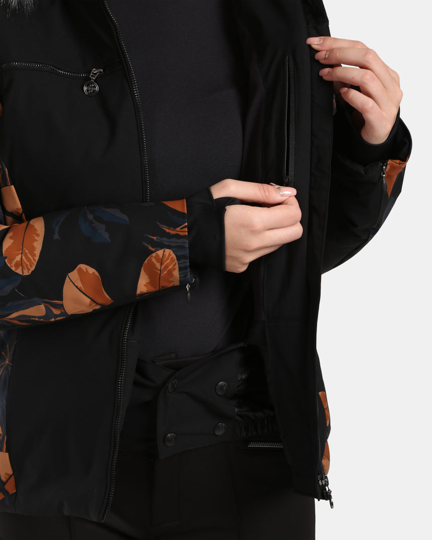 Women's ski jacket with integrated heating system Kilpi LENA-W