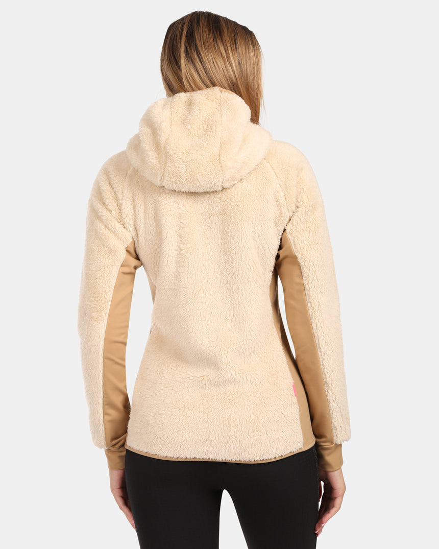 Women's hairy fleece hoodie Kilpi NORKA-W