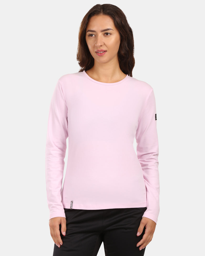 T-shirt femme en coton à manches longues Kilpi PROMOX-W