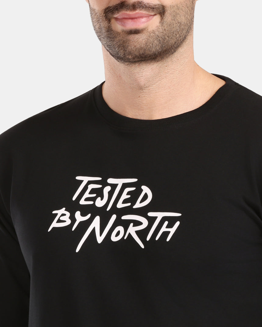 T-shirt homme en coton à manches longues Kilpi BASE-M