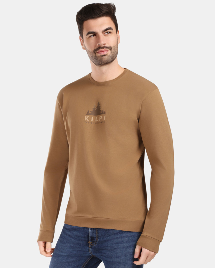 T-shirt homme en coton à manches longues Kilpi BASE-M