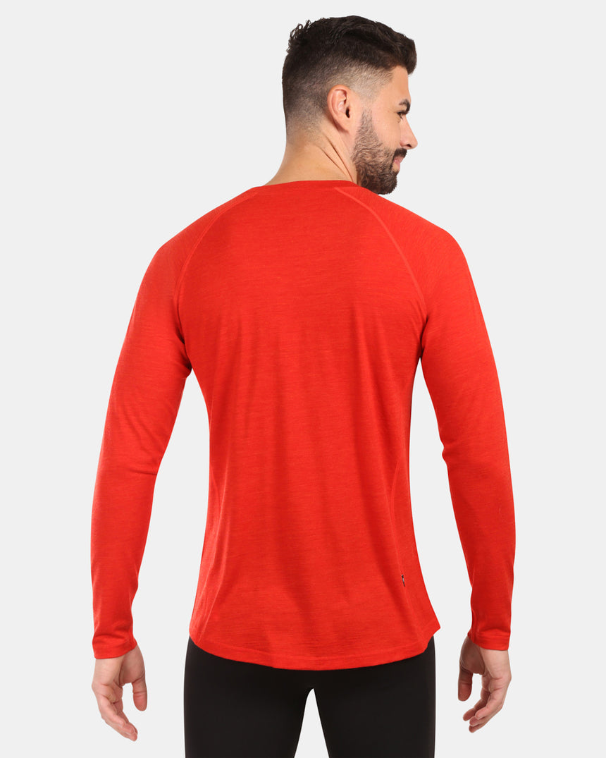 Men's merino wool long sleeves base layer top Kilpi MAVORA TOP-M