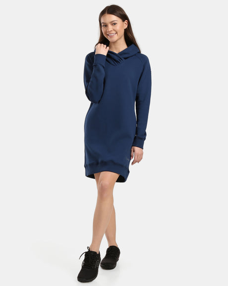 Sweat-shirt long à capuche pour femme Kilpi HEYDEN-W