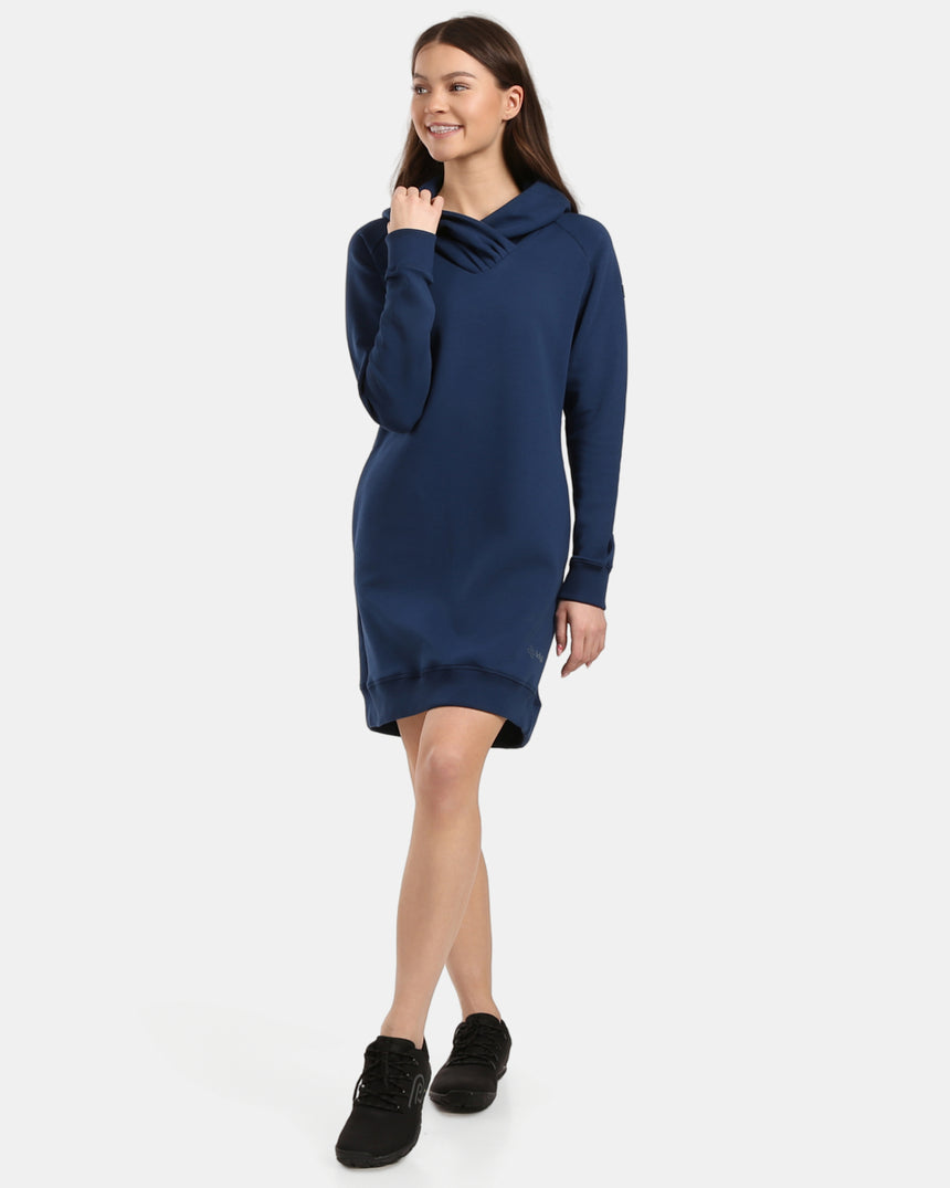 Women's long sweatshirt with hood Kilpi HEYDEN-W