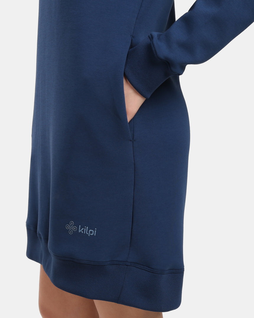 Women's long sweatshirt with hood Kilpi HEYDEN-W