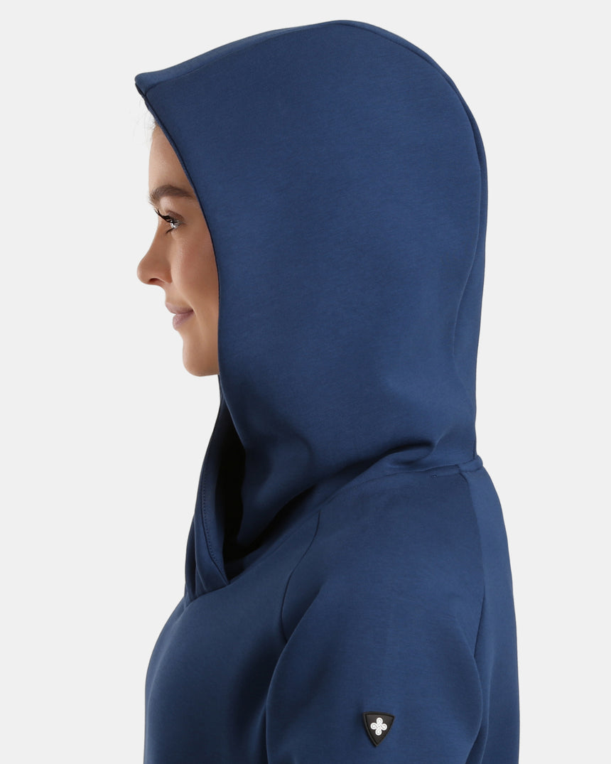 Women's long sweatshirt with hood Kilpi HEYDEN-W
