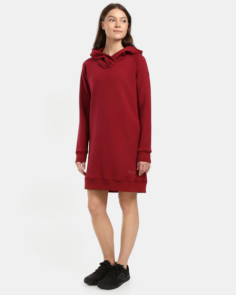 Sweat-shirt long à capuche pour femme Kilpi HEYDEN-W
