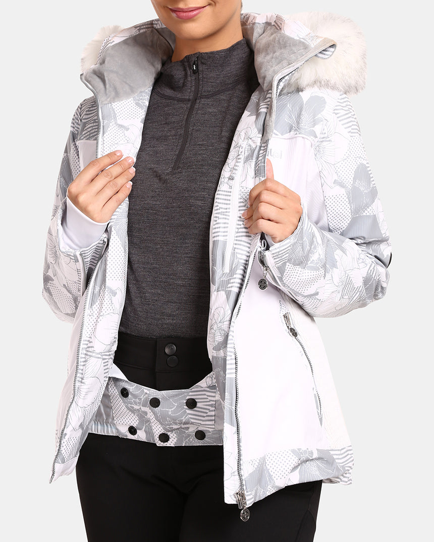 Veste de ski femme avec système chauffant intégré Kilpi LENA-W