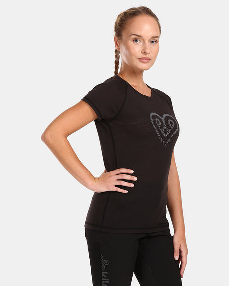 T-shirt femme en laine mérinos Kilpi ZARJA-W