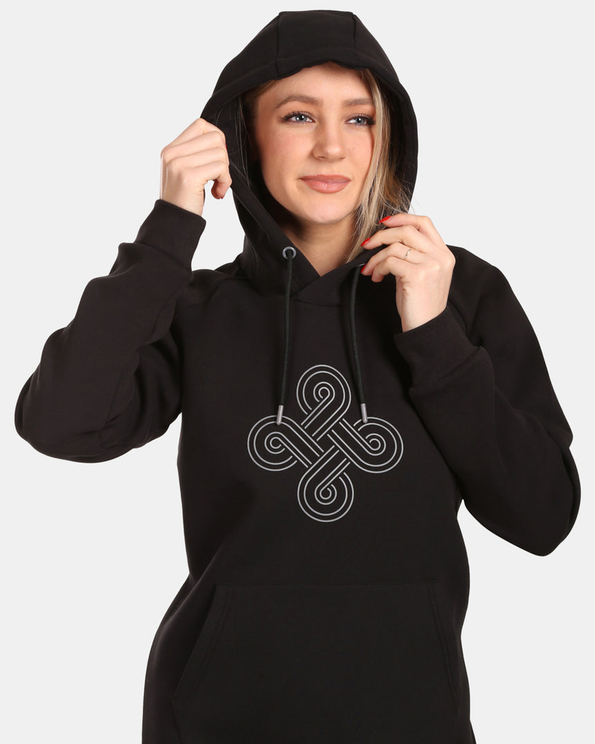 Women's long sweatshirt with hood Kilpi HEYDEN-W
