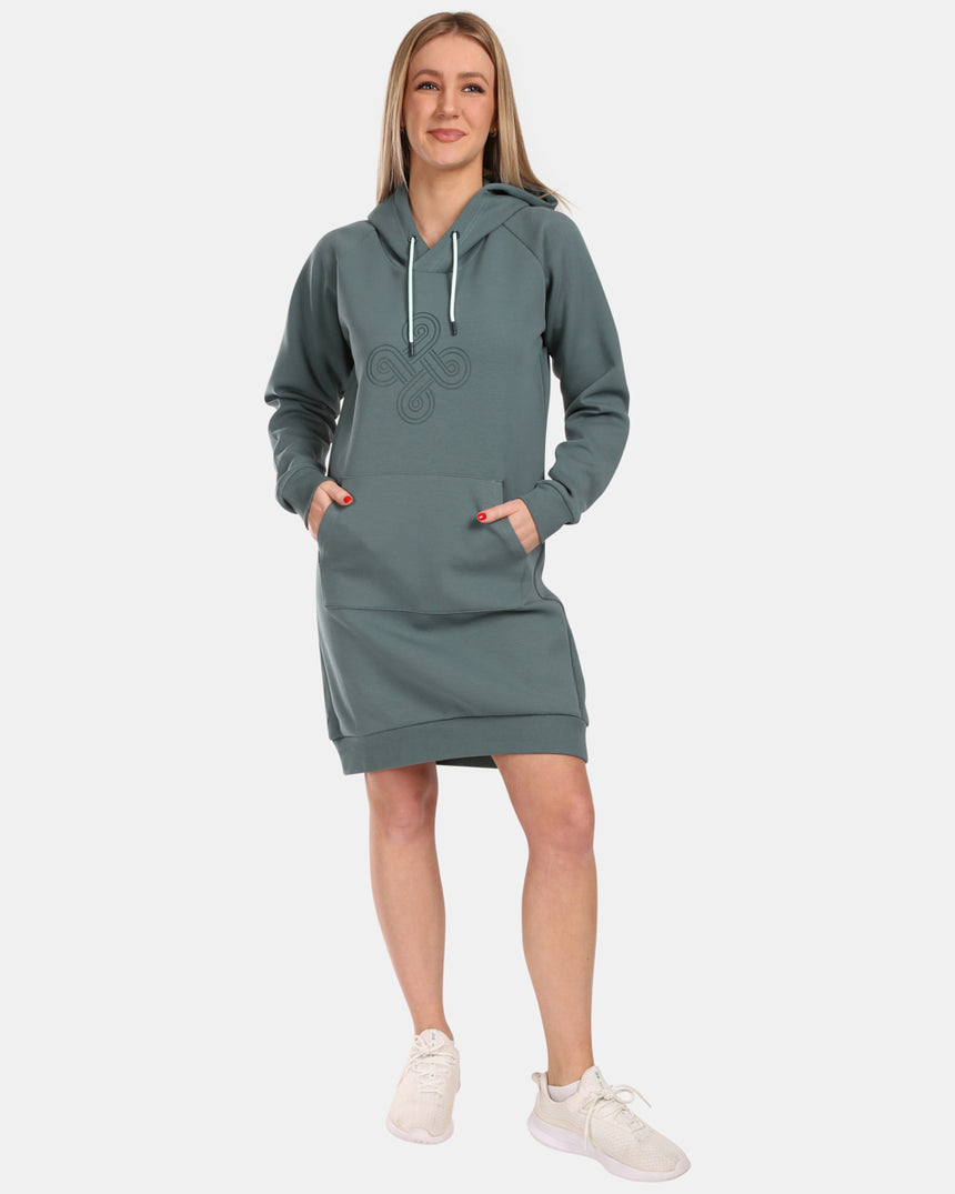 Women's long sweatshirt with hood Kilpi HEYDEN-W