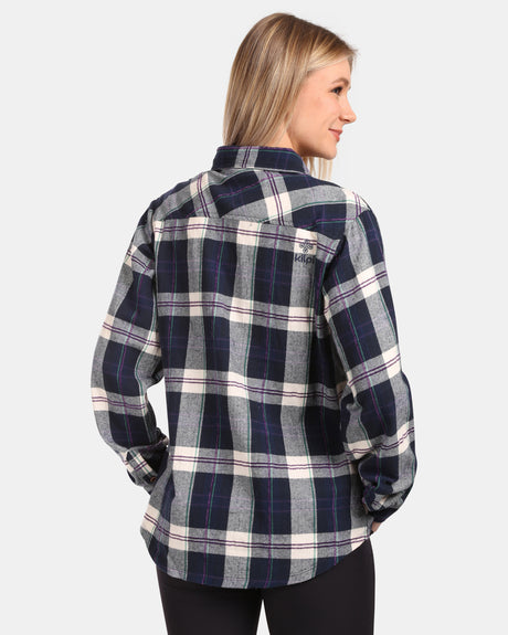 Chemise femme en flanelle de coton Kilpi FLANNY-W