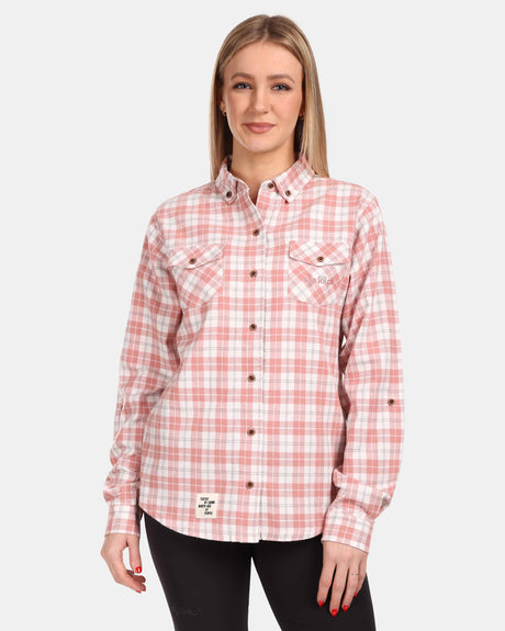 Chemise femme en flanelle de coton Kilpi FLANNY-W