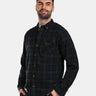Chemise homme en flanelle de coton Kilpi FLANNY-M