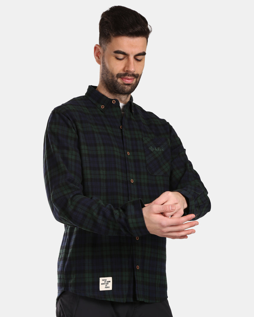 Men's cotton flannel shirt Kilpi FLANNY-M