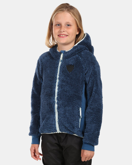 Girl's hairy fleece hoodie Kilpi NORKA-JG