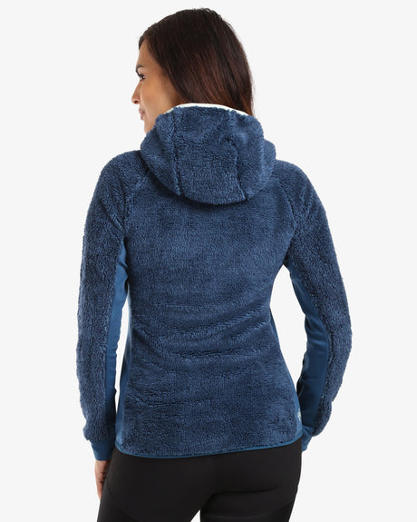 Sweat à capuche femme en polaire poilue Kilpi NORKA-W