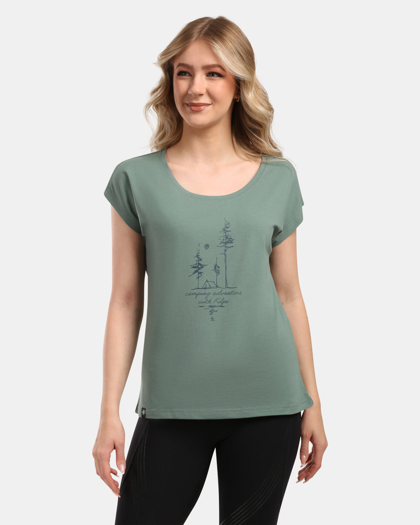 Women's cotton T-shirt roane w Kilpi ROANE-W