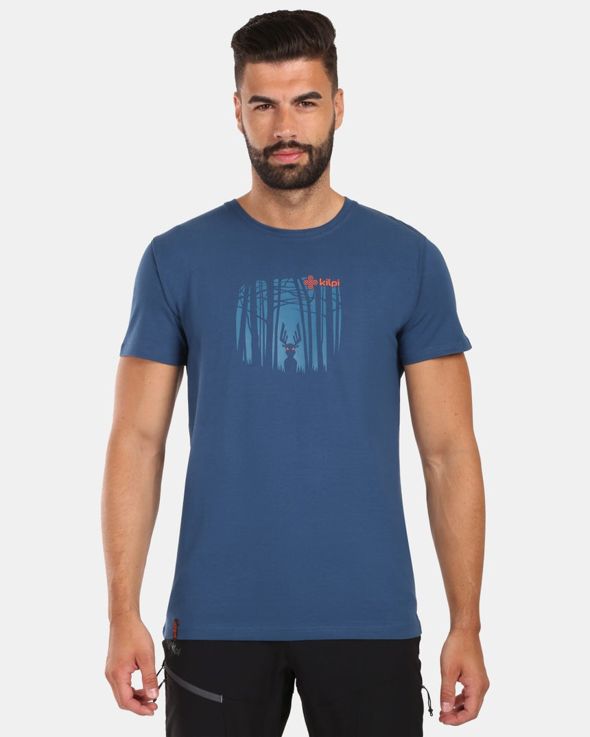 Men's cotton T-shirt with short sleeves Kilpi DISCOVER-M