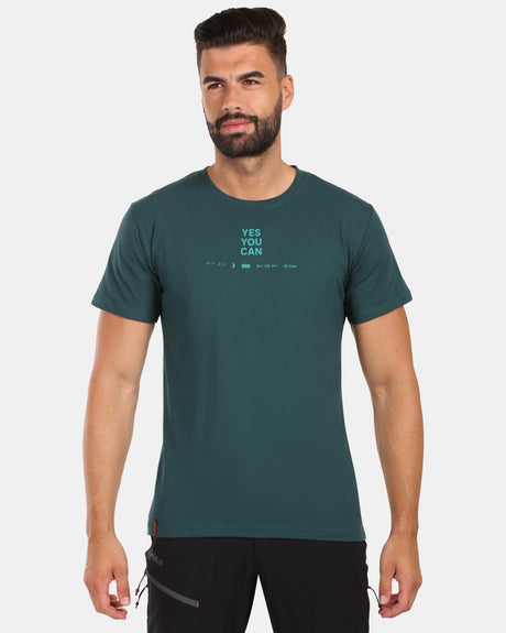 T-shirt homme en coton à manches courtes Kilpi DISCOVER-M