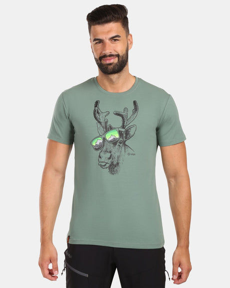 T-shirt homme en coton à manches courtes Kilpi DISCOVER-M