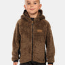 Sweat à capuche garçon en polaire poilue Kilpi NORKA-JB