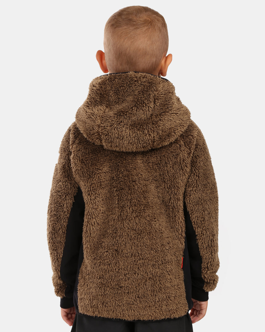 Sweat à capuche garçon en polaire poilue Kilpi NORKA-JB