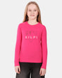 T-shirt fille en coton à manches longues Kilpi VERATI-JG