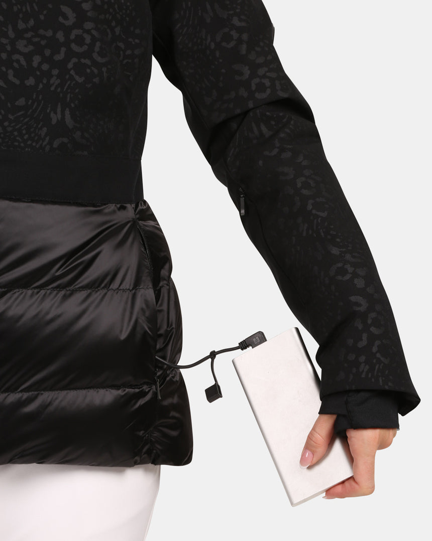 Veste de ski femme avec système chauffant intégré Kilpi LENA-W