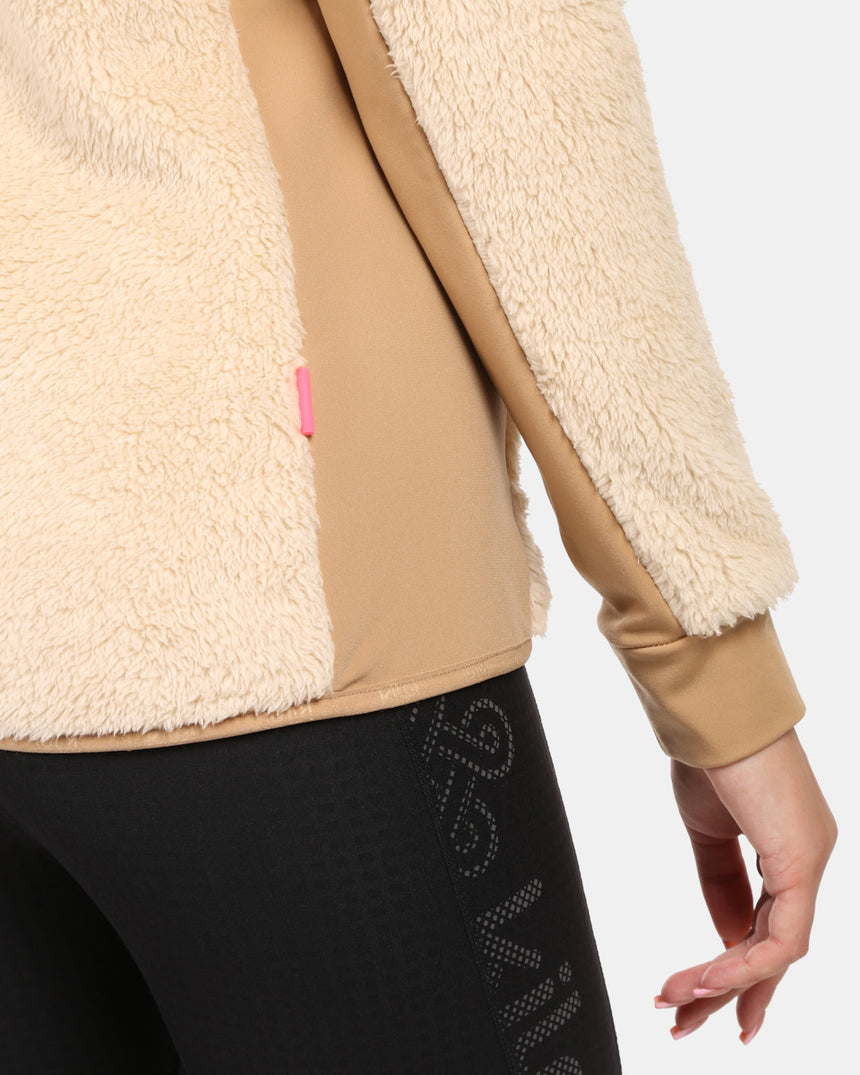 Women's hairy fleece hoodie Kilpi NORKA-W