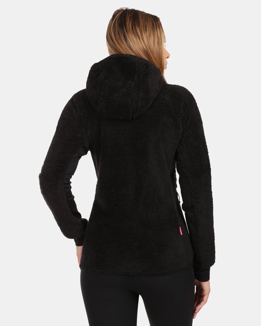Women's hairy fleece hoodie Kilpi NORKA-W