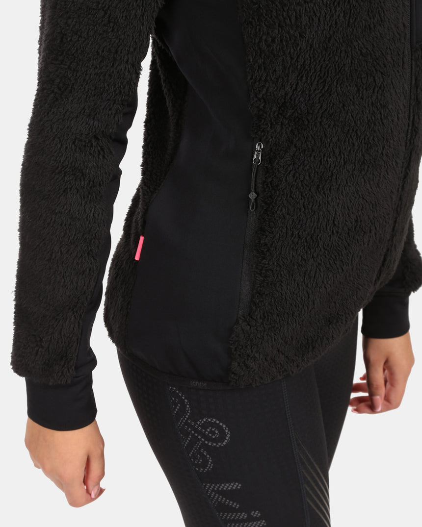 Women's hairy fleece hoodie Kilpi NORKA-W