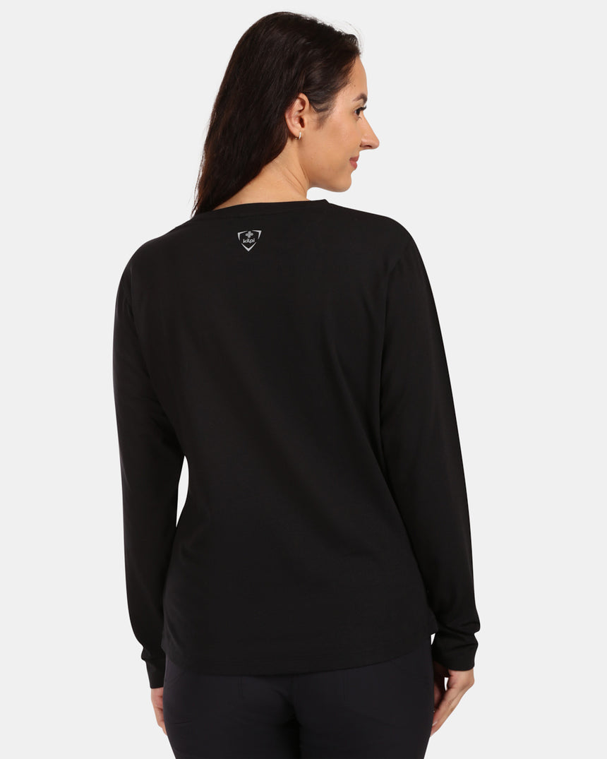 T-shirt femme en coton à manches longues Kilpi PROMOX-W