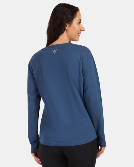 T-shirt femme en coton à manches longues Kilpi PROMOX-W