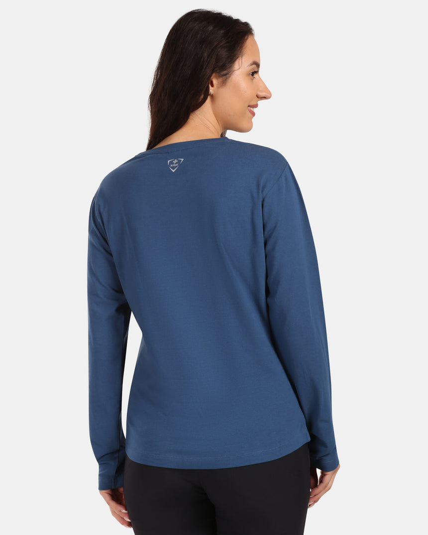 T-shirt femme en coton à manches longues Kilpi PROMOX-W