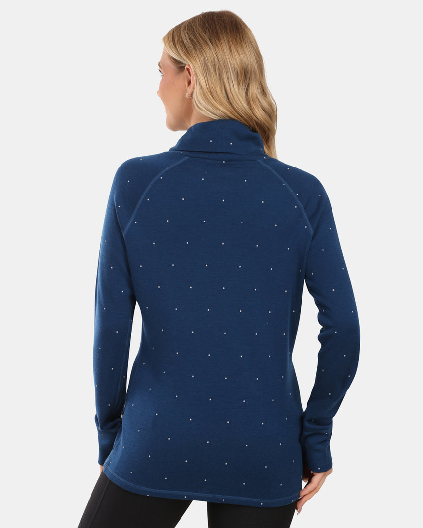 Laine mérinos femme base col roulé superposé Kilpi JANNU-W