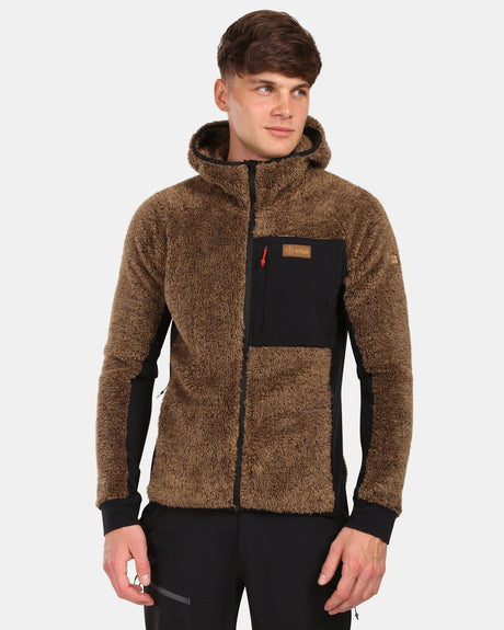 Sweat à capuche polaire poilu pour homme Kilpi NORKA-M