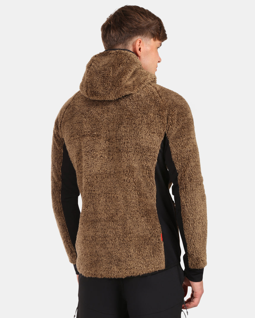 Men's hairy fleece hoodie Kilpi NORKA-M
