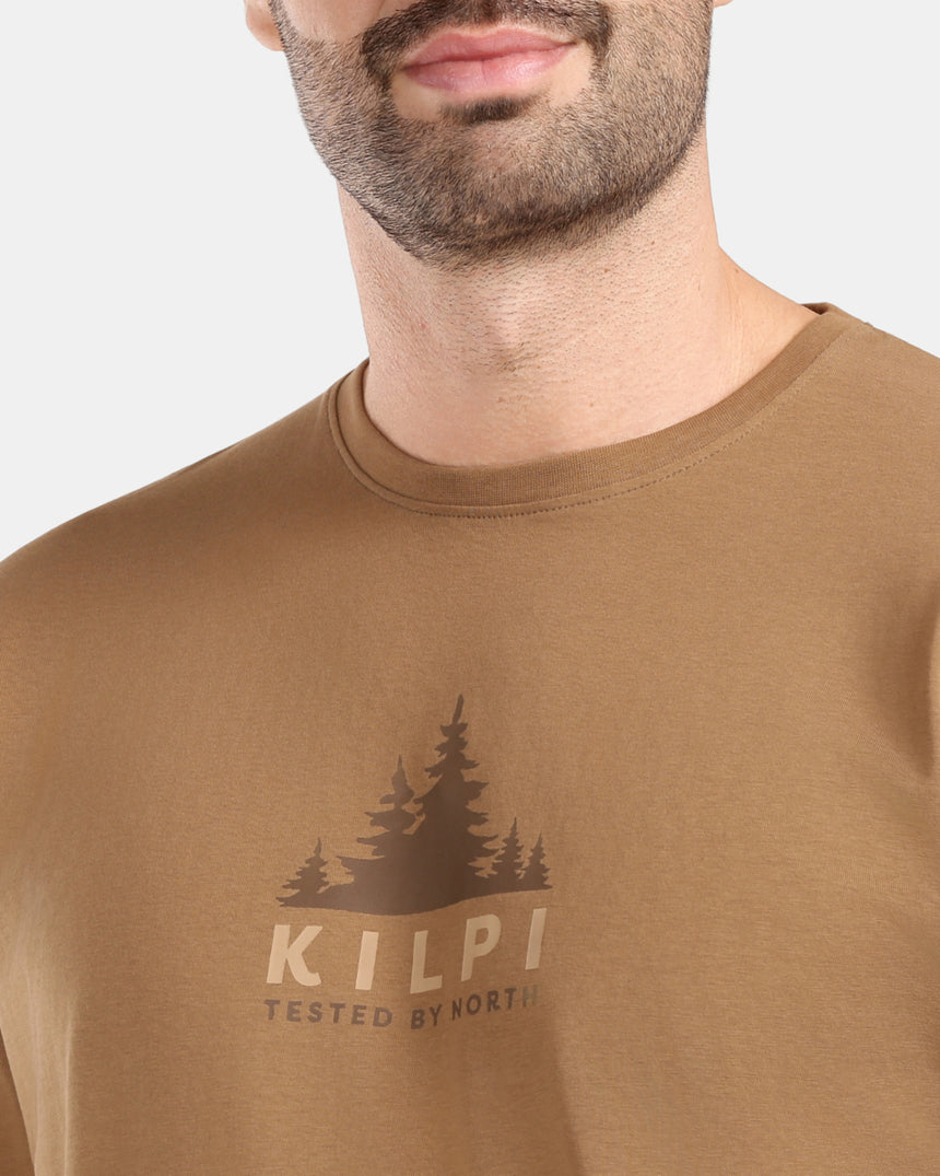 T-shirt homme en coton à manches longues Kilpi BASE-M
